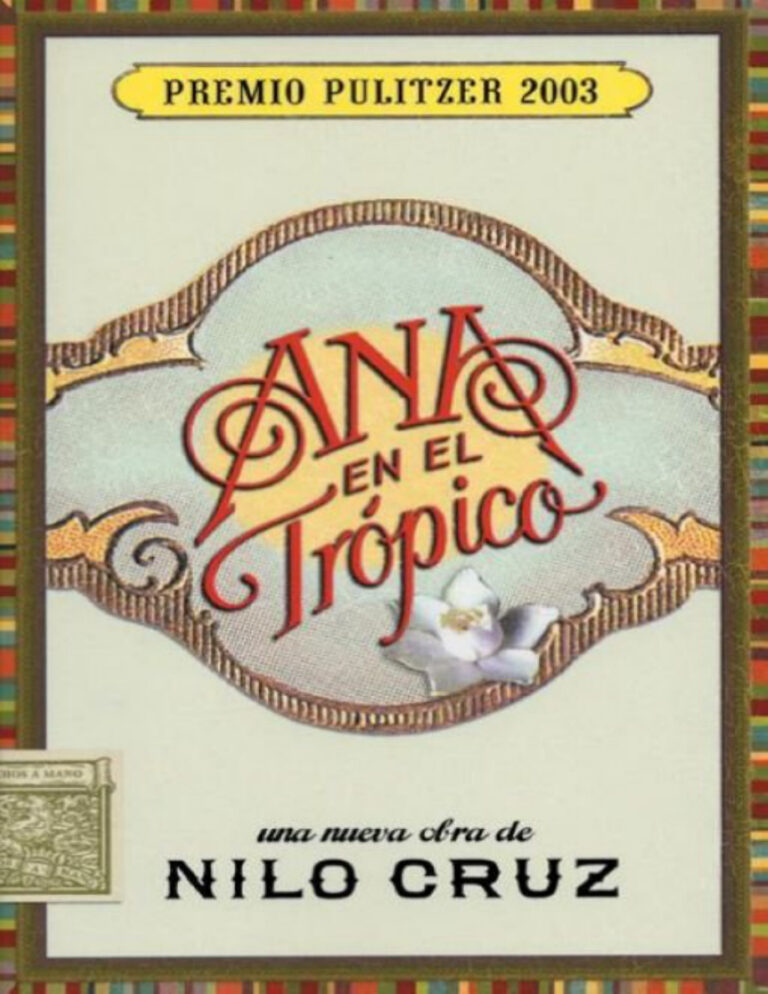 Ana en el Tropico Spanish Edition Nilo Cruz Kitap Kapağı
