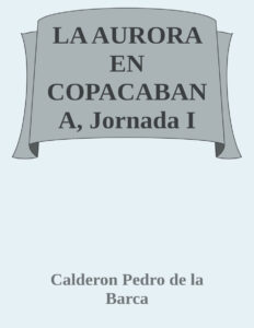 Aurora En Copacabana Spanish Edition Calderon Pedro de la Barca Kitap Kapağı