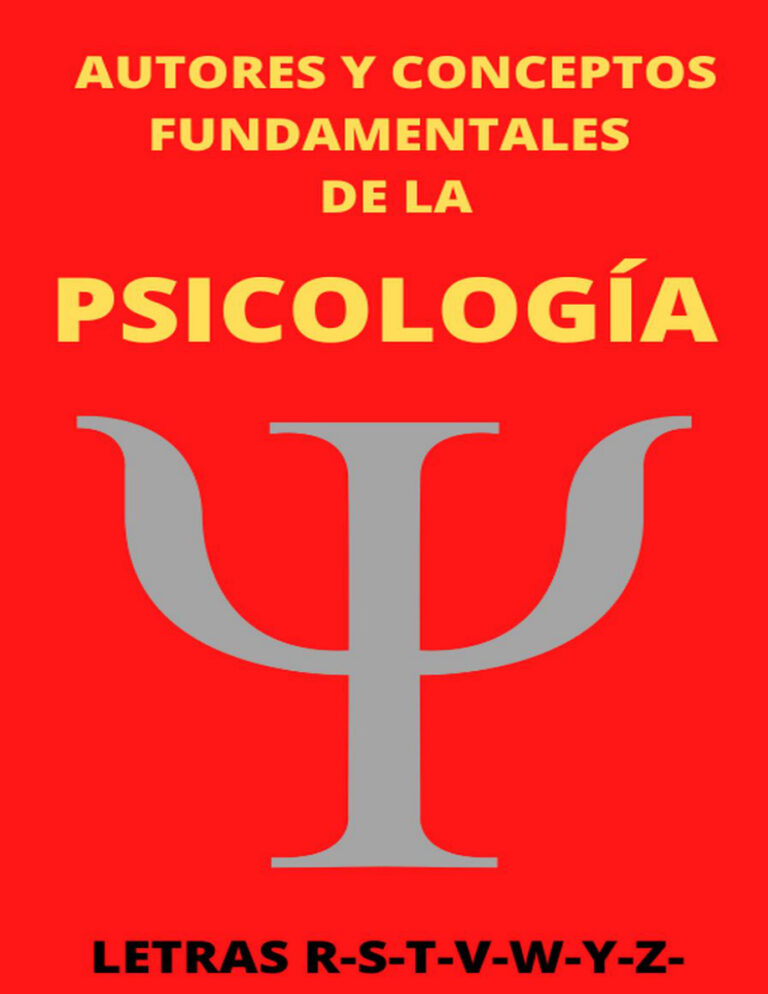 Autores y Conceptos Fundamentales de la Psicologia Letras R S T V W Y Z Spanish Edition MAURICIO ENRIQUE FAU Kitap Kapağı