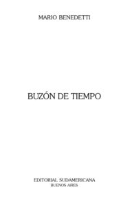 Buzon De Tiempo Spanish Edition Benedetti Mario Kitap Kapağı