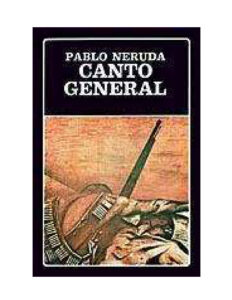 Canto general Spanish Edition Pablo Neruda Kitap Kapağı