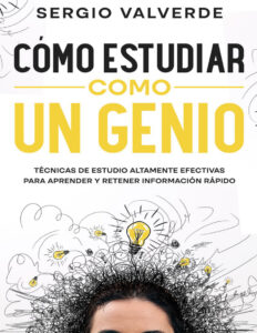 Como Estudiar como un Genio Spanish Edition Sergio Valverde Kitap Kapağı