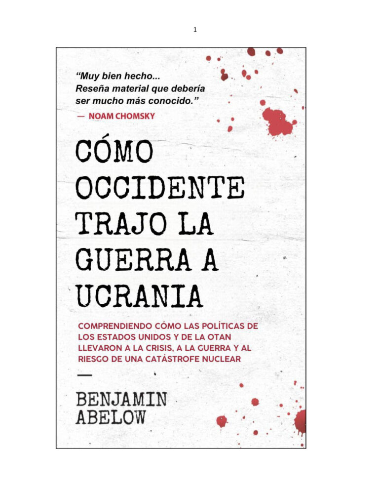 Como Occidente trajo la guerra a Ucrania Spanish Edition Benjamin Abelow Kitap Kapağı