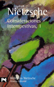 Consideraciones intempestivas Spanish Edition Friedrich Nietzsche Kitap Kapağı