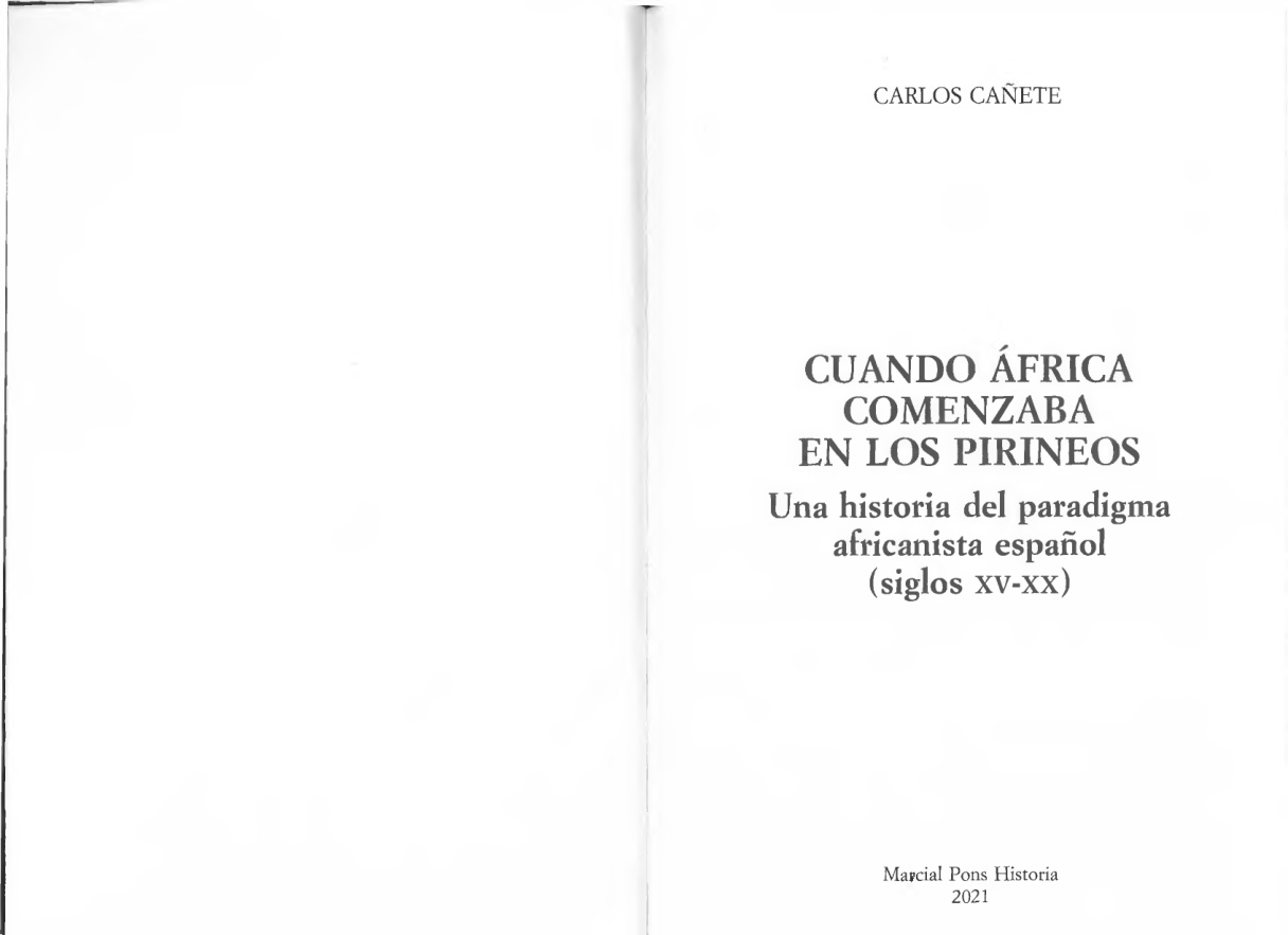 Cuando África comenzaba en los Pirineos PDF Download
