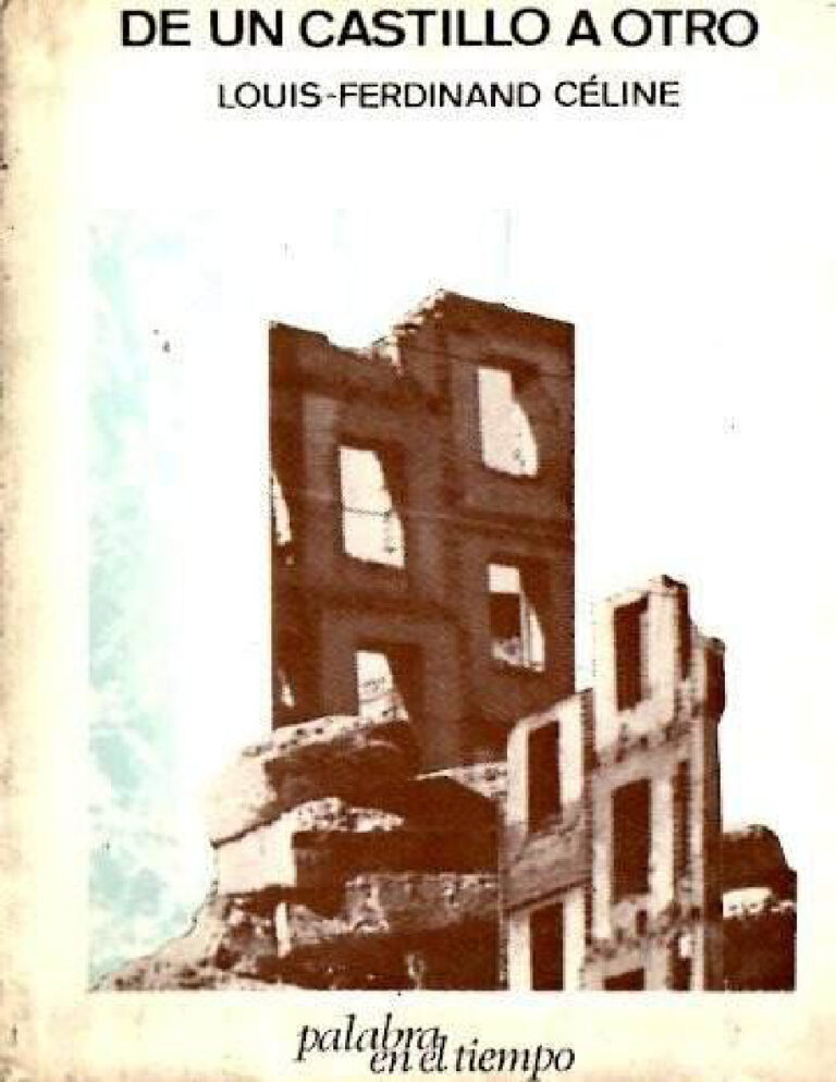 De Un Castillo A Otro Spanish Edition Louis Ferdinand Celine Kitap Kapağı