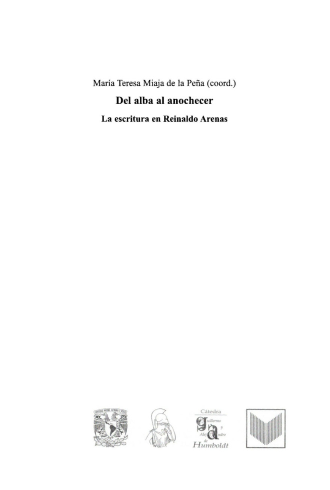 Del alba al anochecer Spanish Edition Maria Teresa Miaja de la Pena Kitap Kapağı
