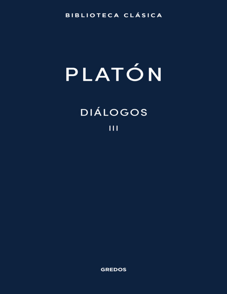 Dialogos III Fedon . Banquete . Fedro Spanish Edition Platon Kitap Kapağı