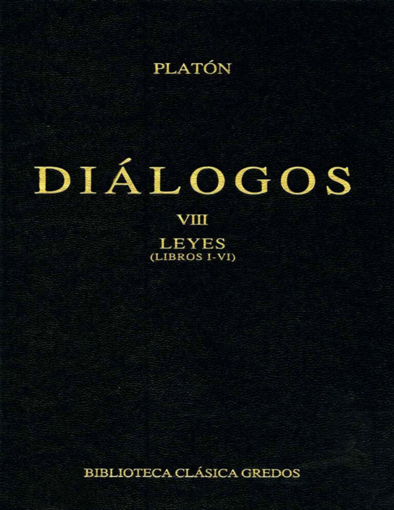 Dialogos VIII Leyes Spanish Edition Platon Kitap Kapağı