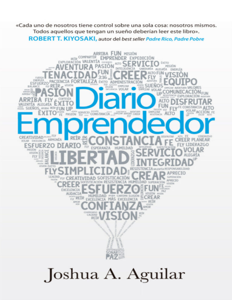Diario emprendedor Spanish Edition Joshua A Aguilar Kitap Kapağı