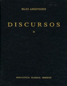 Discursos II Spanish Edition Elio Aristides Kitap Kapağı