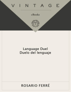 Duel de lenguajeLanguage Duel Spanish Edition Rosario Ferre Kitap Kapağı