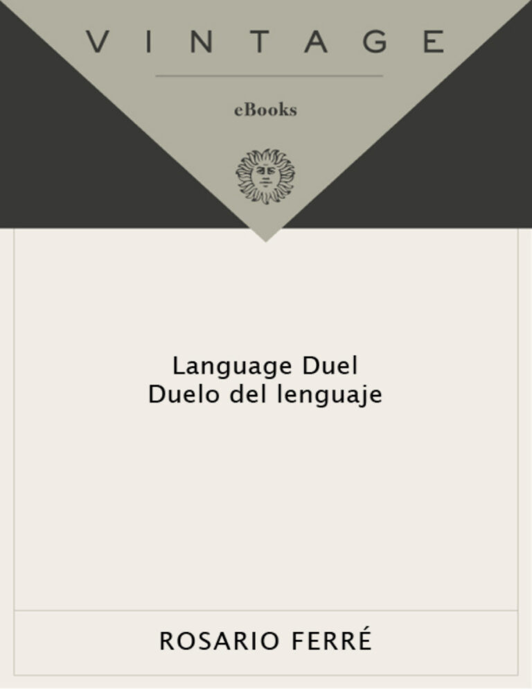 Duel de lenguajeLanguage Duel Spanish Edition Rosario Ferre Kitap Kapağı
