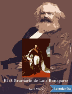 El 18 Brumario de Luis Bonaparte Spanish Edition Karl Marx Kitap Kapağı