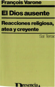 El Dios ausente Spanish Edition Francois Varone Kitap Kapağı