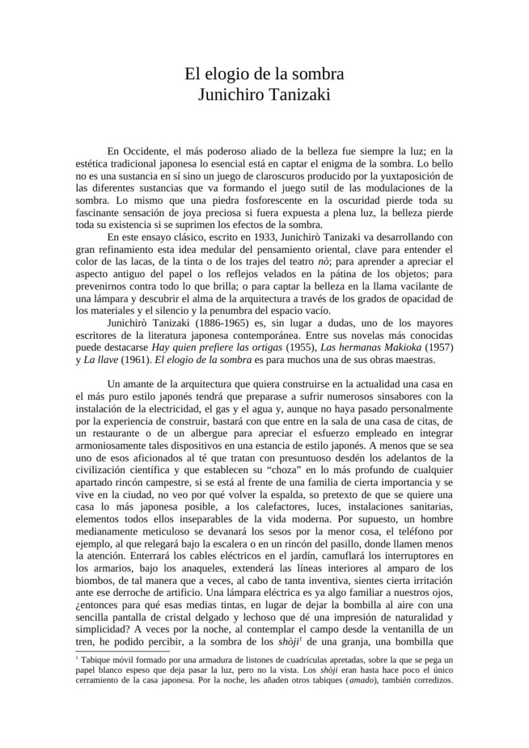 El Elogio De La Sombra Spanish Edition Junichiro Tanizaki Kitap Kapağı