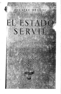 El Estado Servil Spanish Edition Hilarie Belloc Kitap Kapağı