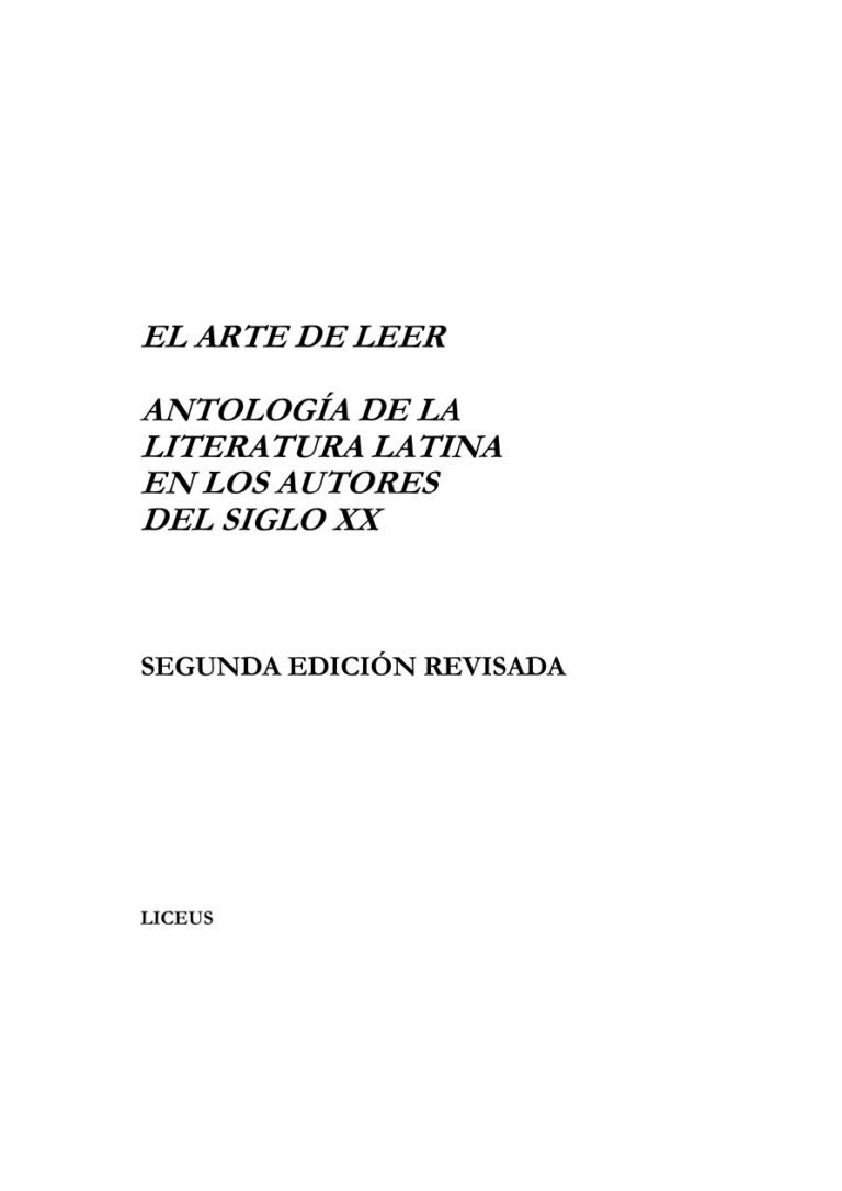 El arte de leer Spanish Edition Francisco Garcia Jurado Kitap Kapağı