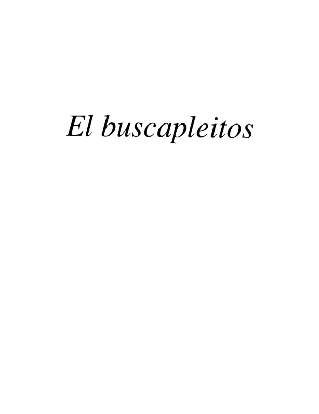 El buscapleitos Spanish Edition Jan Needle Kitap Kapağı