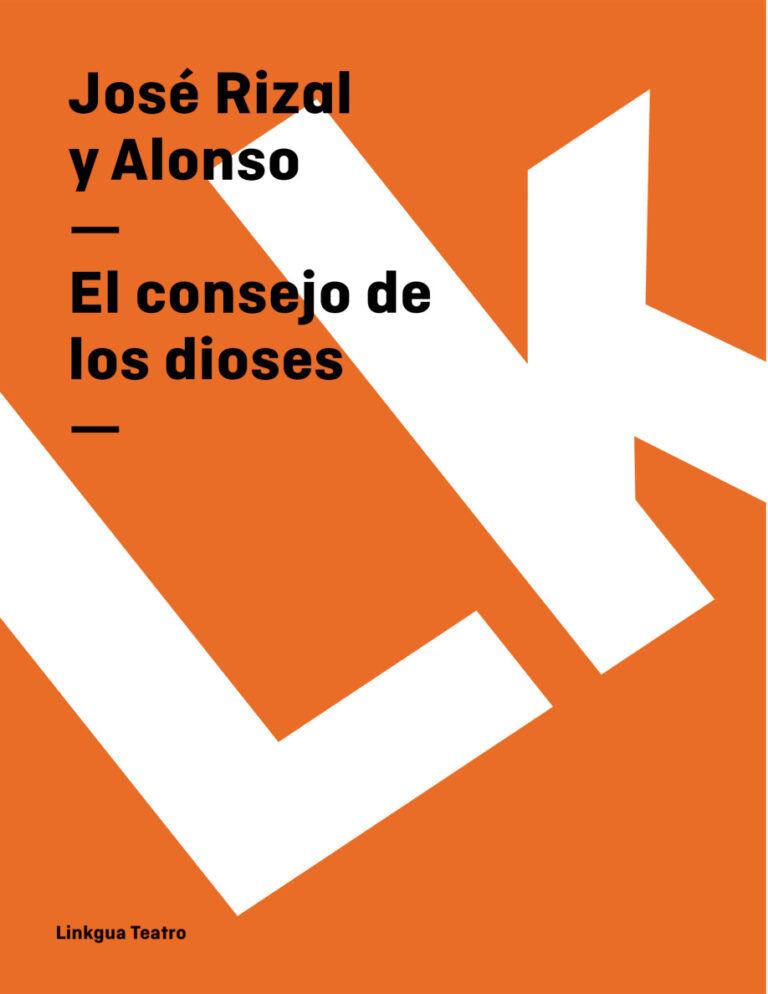 El consejo de los dioses Spanish Edition Jose Rizal y Alonso Kitap Kapağı