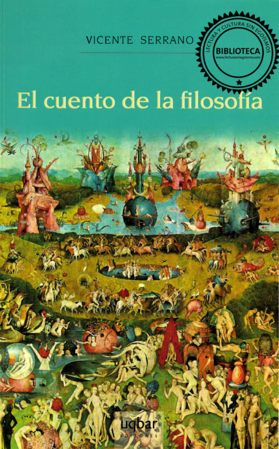 El cuento de la filosofia Spanish Edition Vicente Serrano Kitap Kapağı