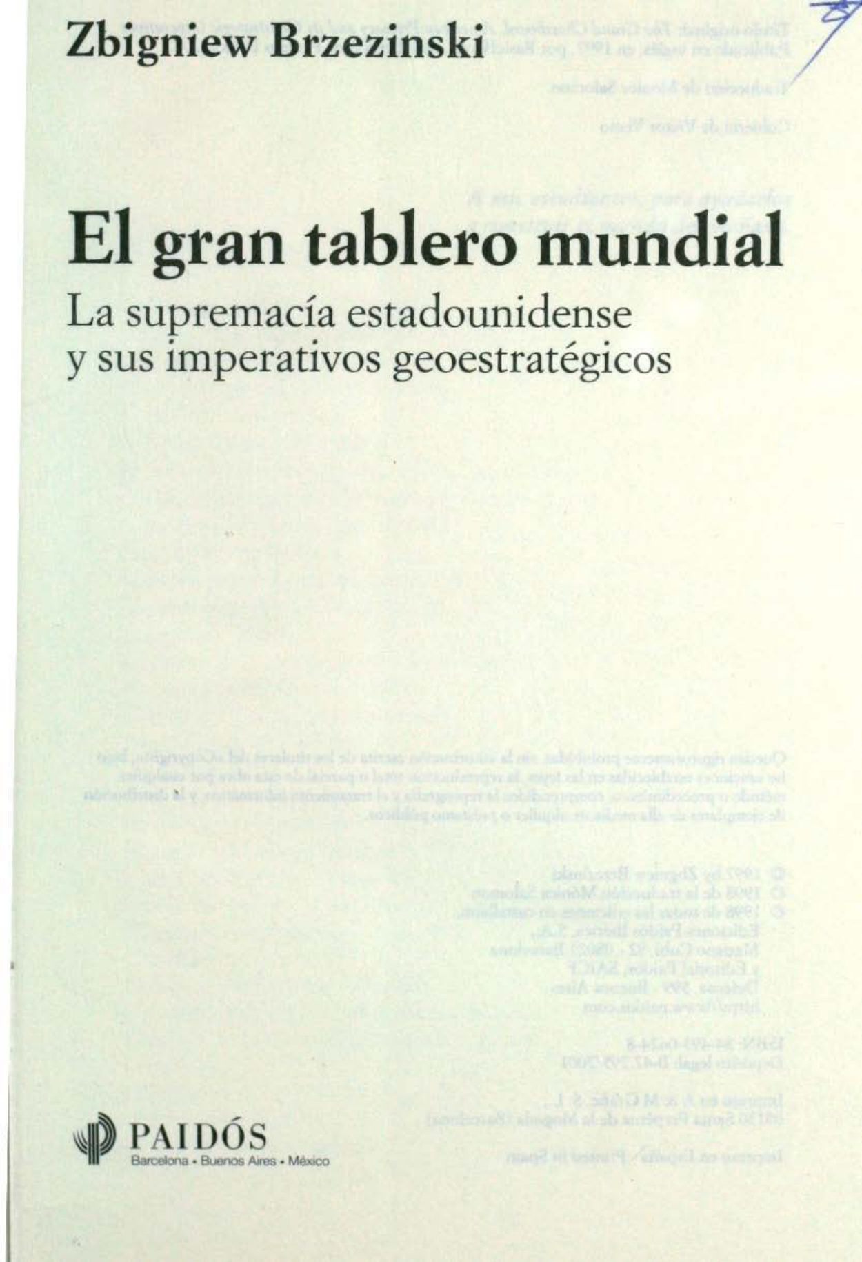 El gran tablero mundial PDF Download