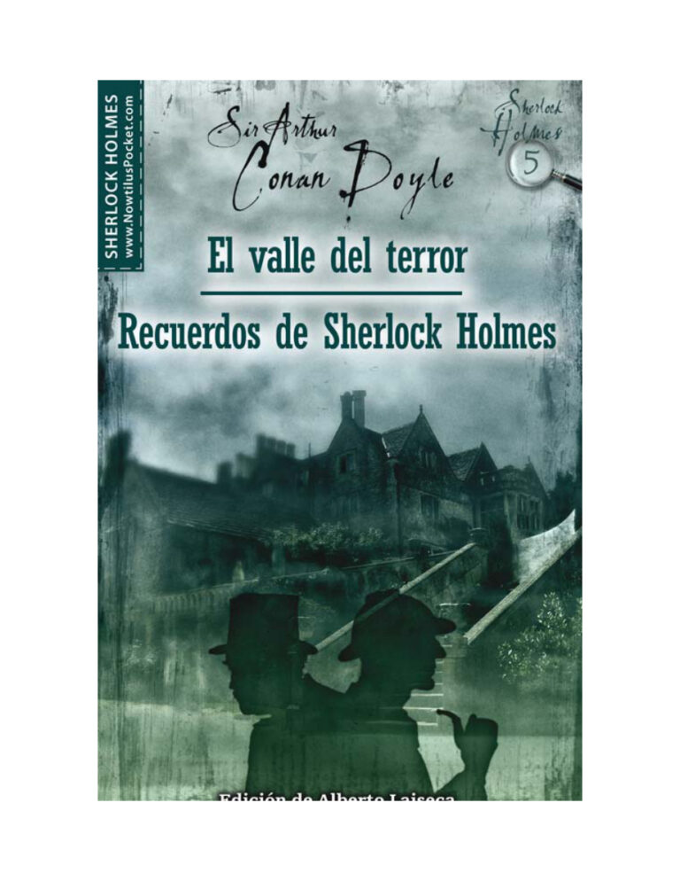 El valle del terror y Recuerdos de Sherlock Holmes Spanish Edition Arthur Conan Doyle Kitap Kapağı