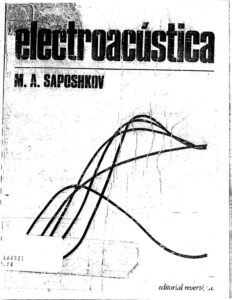 Electroacustica Spanish Edition M A Saposhkov Kitap Kapağı