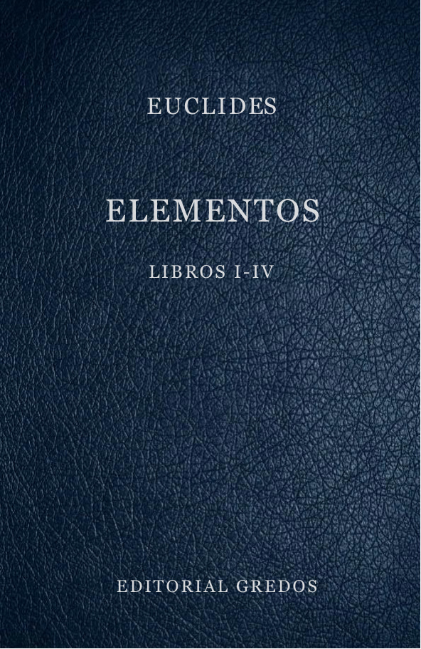 Elementos Libros I IV Euclides Kitap Kapağı