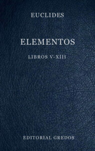 Elementos Libros V XIII Euclides Kitap Kapağı