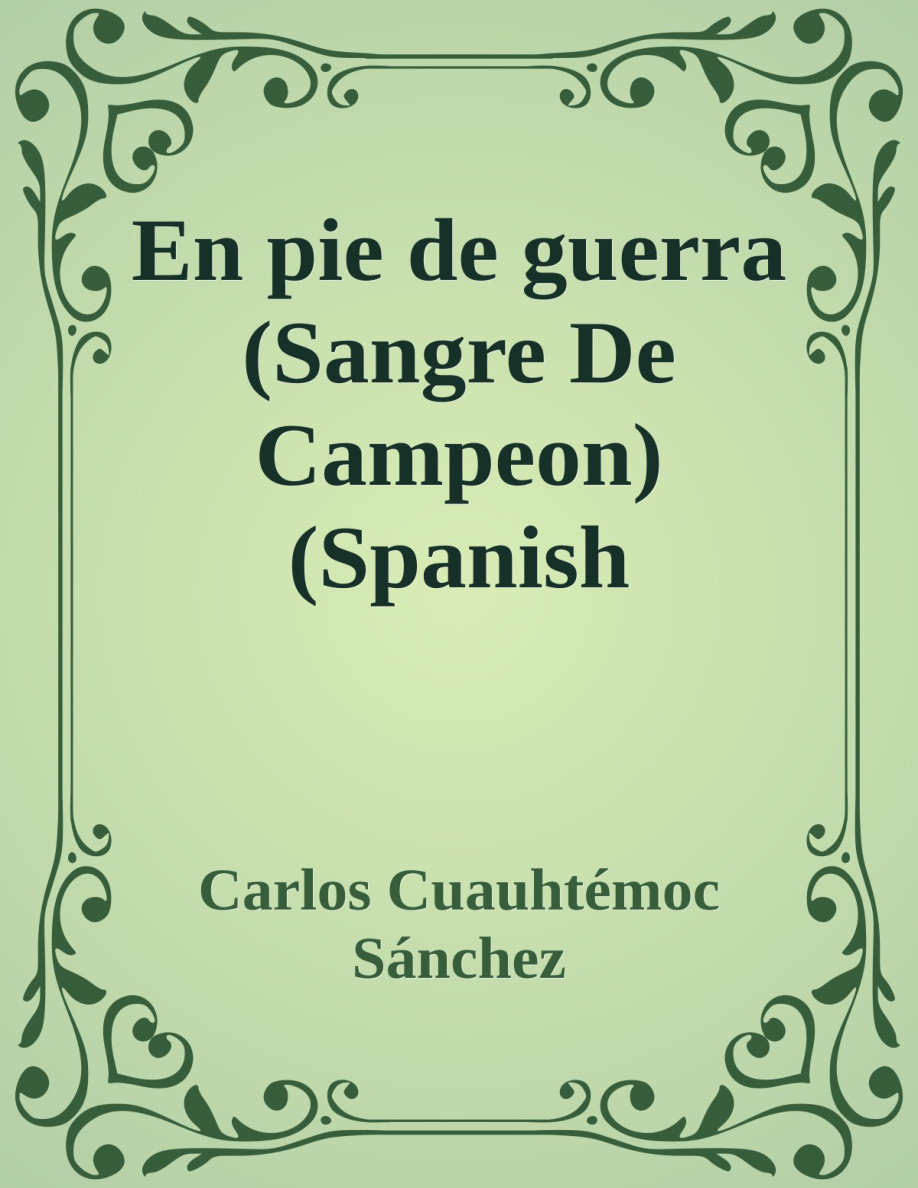 En pie de guerra (Spanish Edition) PDF Download