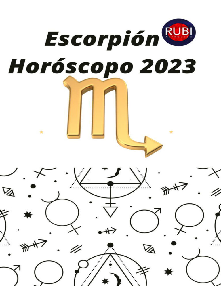 Escorpion Horoscopo 2023 Spanish Edition Rubi Astrologa Kitap Kapağı