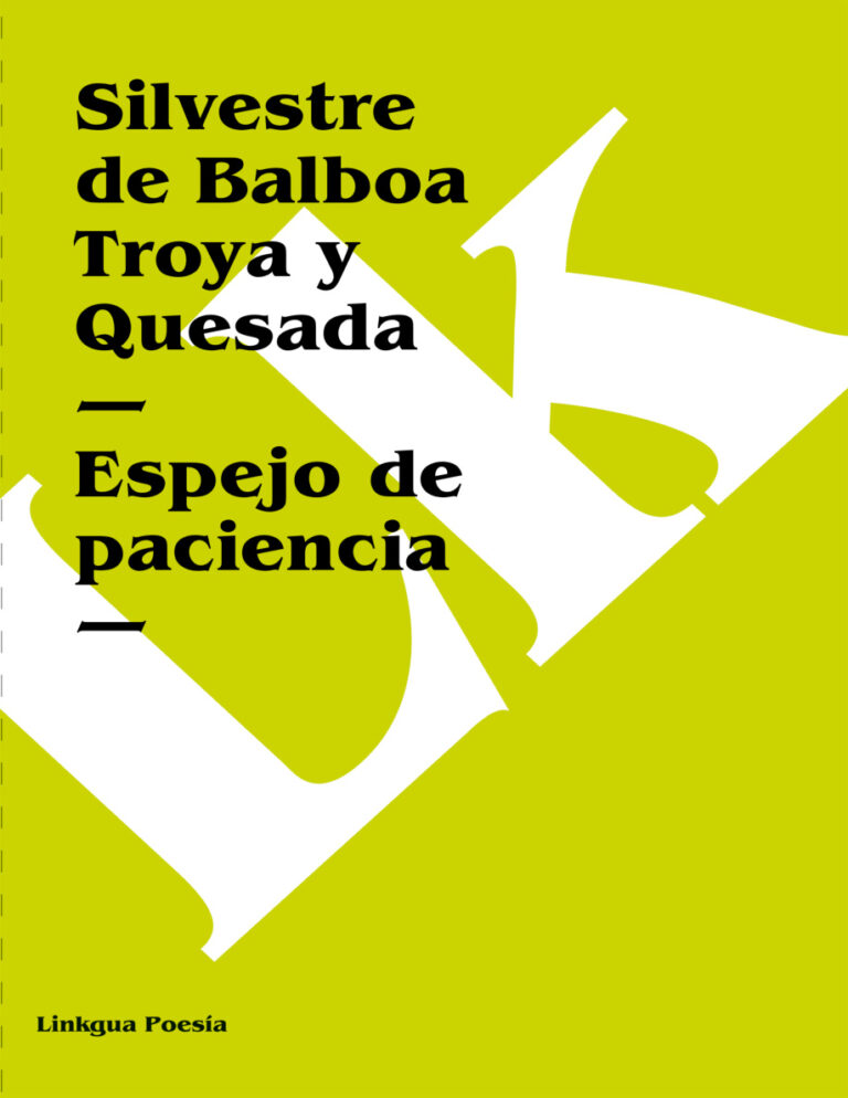 Espejo de Paciencia Spanish Edition Silvestre De Balboa Troya Y Quesada Kitap Kapağı