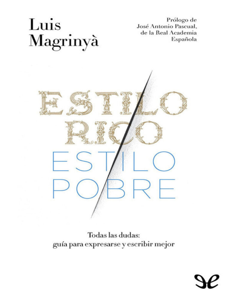 Estilo rico estilo pobre Spanish Edition Luis Magrinya Kitap Kapağı