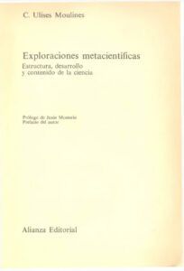 Exploraciones metacientificas Spanish Edition Carles Ulises Moulines Kitap Kapağı