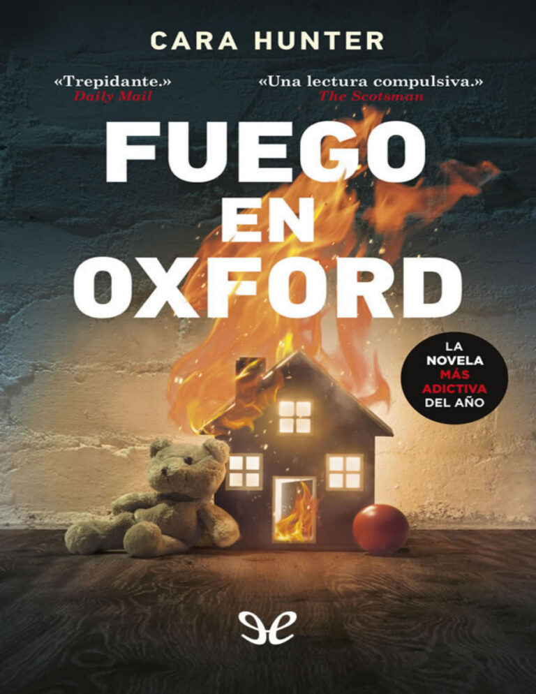 FUEGO EN OXFORD Spanish Edition CARA HUNTER Kitap Kapağı