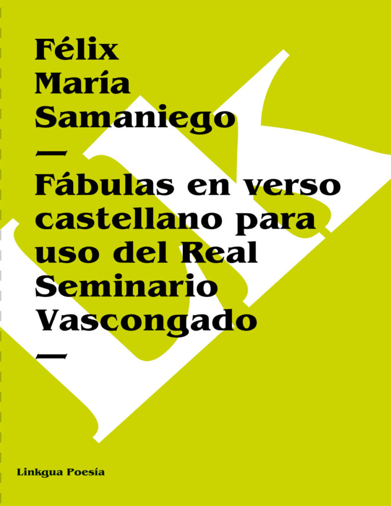 Fabulas en verso castellano para uso del Real Seminario Vascongado Spanish Edition Felix Maria Samaniego Kitap Kapağı