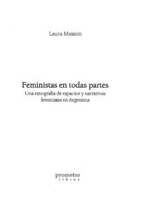 Feministas en todas partes Spanish Edition Laura Masson Kitap Kapağı