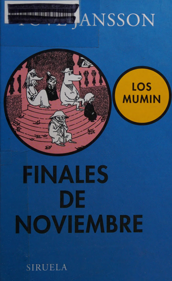 Finales de Noviembre Spanish Edition Tove Jansson Kitap Kapağı