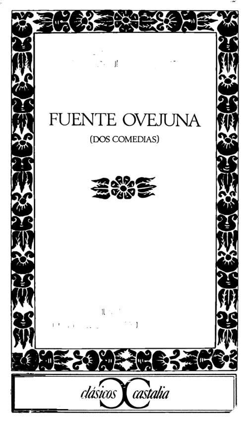 Fuente Ovejuna Spanish Edition Lope de Vega Kitap Kapağı
