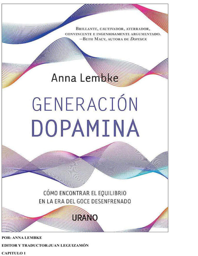 Generacion dopamina Spanish Edition Anna lembke Kitap Kapağı