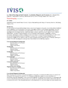 IVIS Clinical Neurology in Small Animals Localization Diagnosis and Treatment Spanish Edition daels Kitap Kapağı