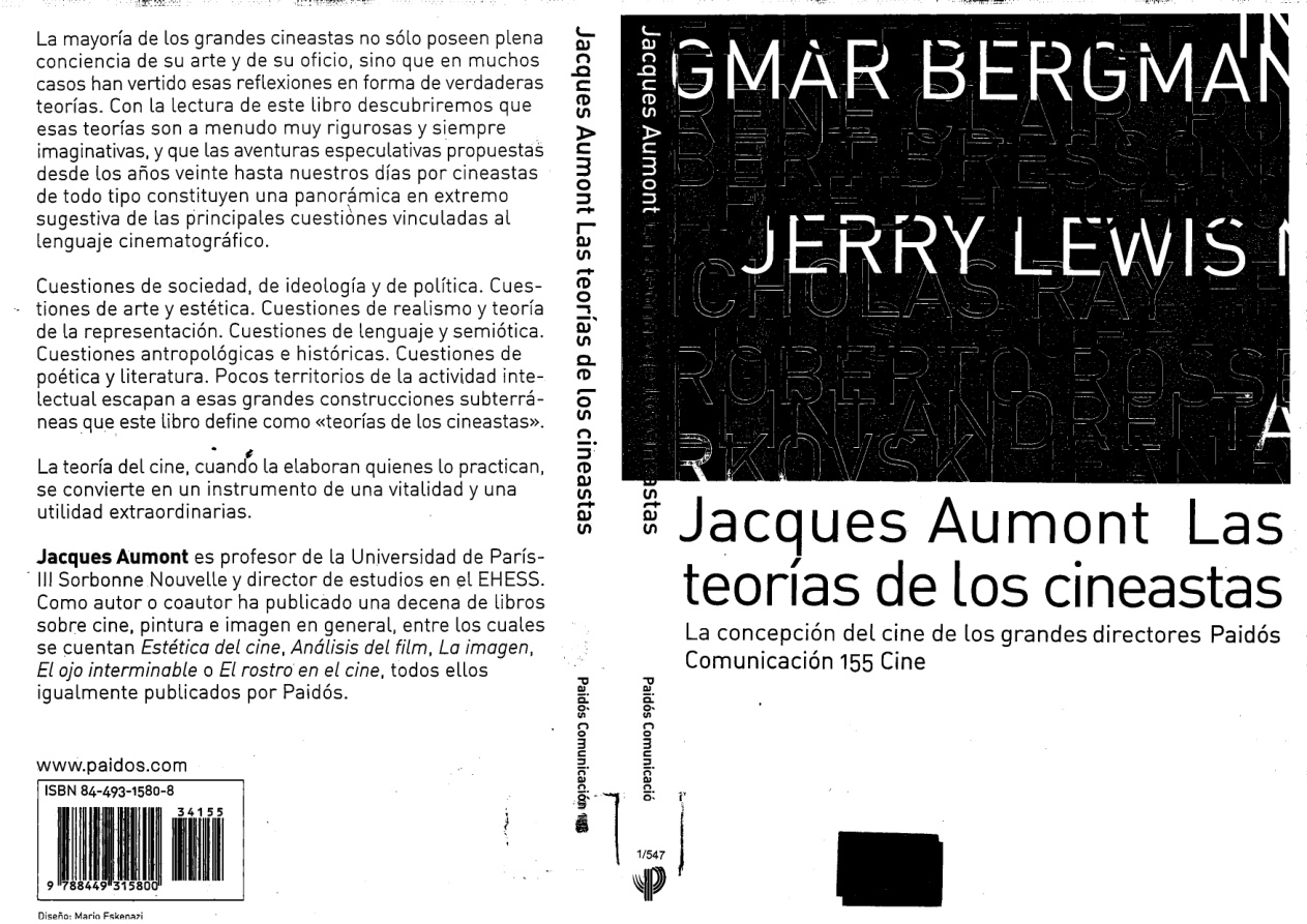 Las teorías de los cineastas: La concepción del cine de los grandes directores PDF Download