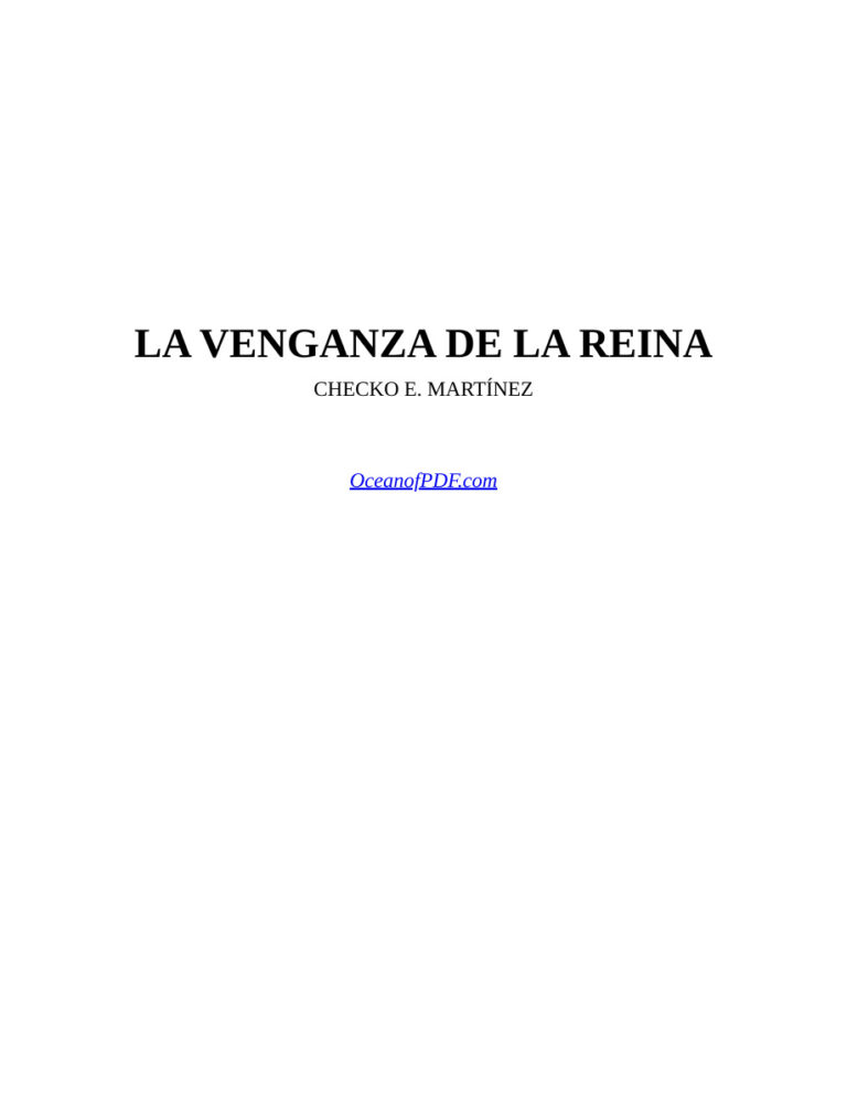La Venganza de la Reina Spanish Edition Checko E Martinez Kitap Kapağı