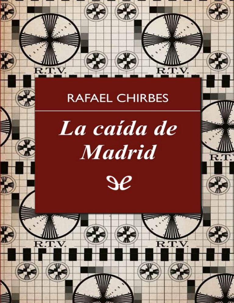La caida de Madrid Spanish Edition Rafael Chirbes Kitap Kapağı