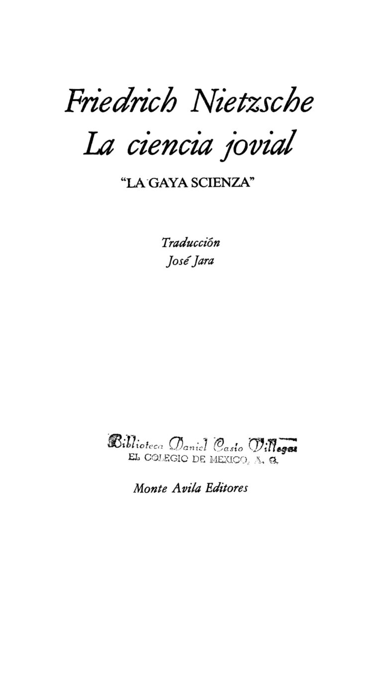 La ciencia jovial Spanish Edition Friedrich Nietzsche Kitap Kapağı