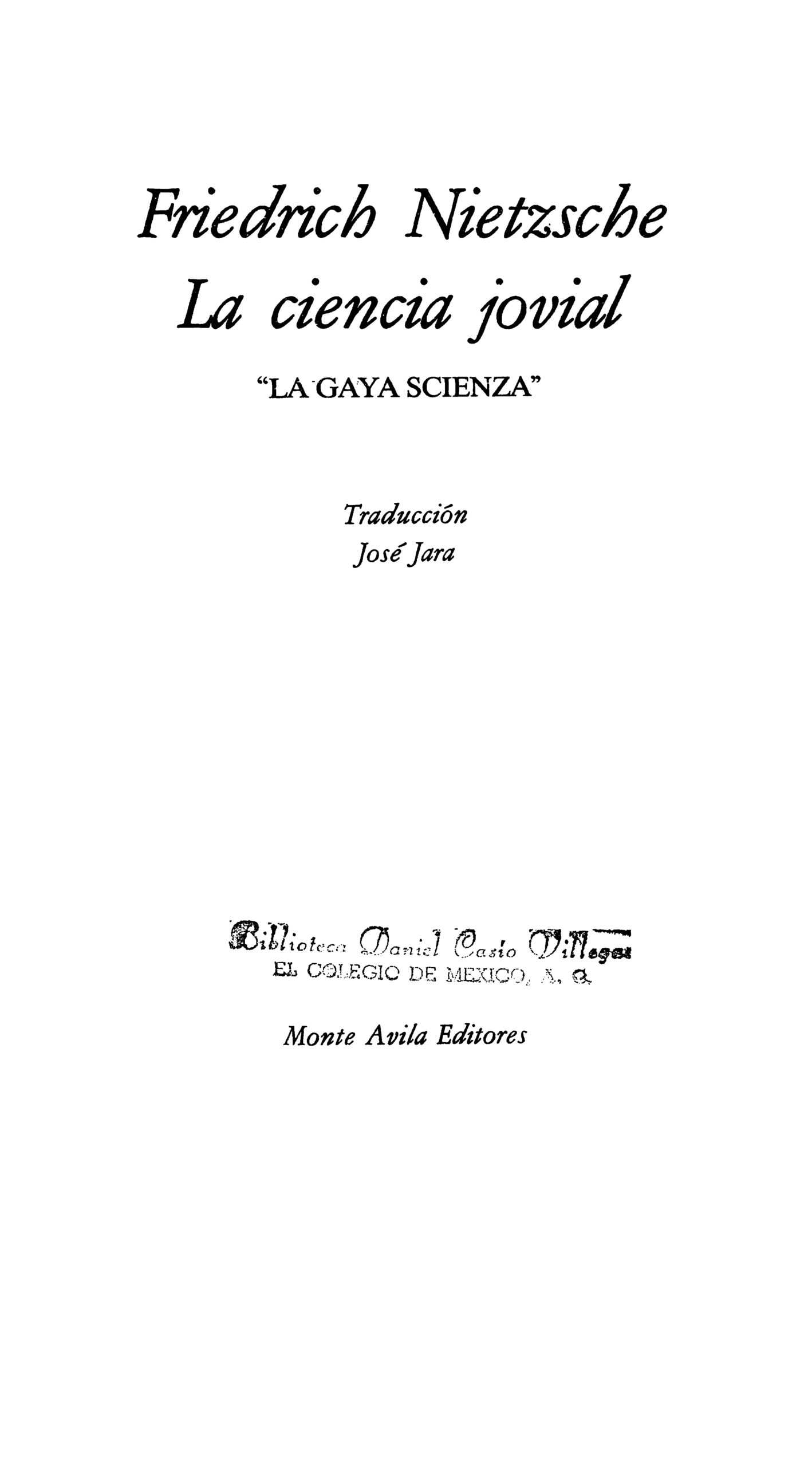 La ciencia jovial PDF Download