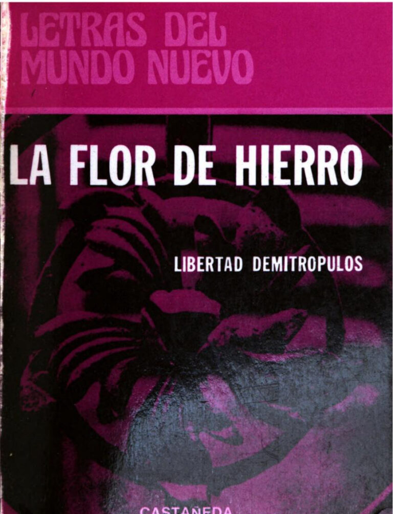 La flor de hierro Spanish Edition Libertad Demitropulos Kitap Kapağı