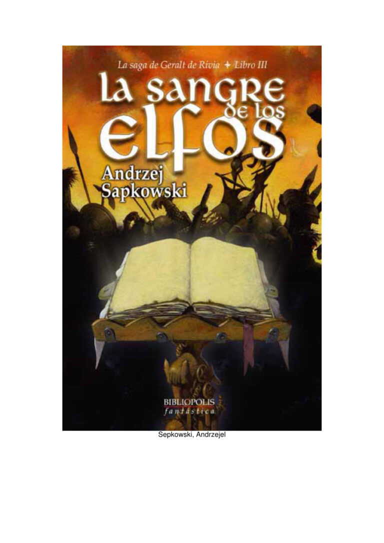 La sangre de los elfos Witcher saga Spanish Edition Andrzej Sapkowski Kitap Kapağı