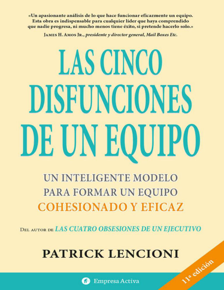 Las Cinco Disfunciones de un Equipo Spanish Edition Patrick Lencioni Kitap Kapağı